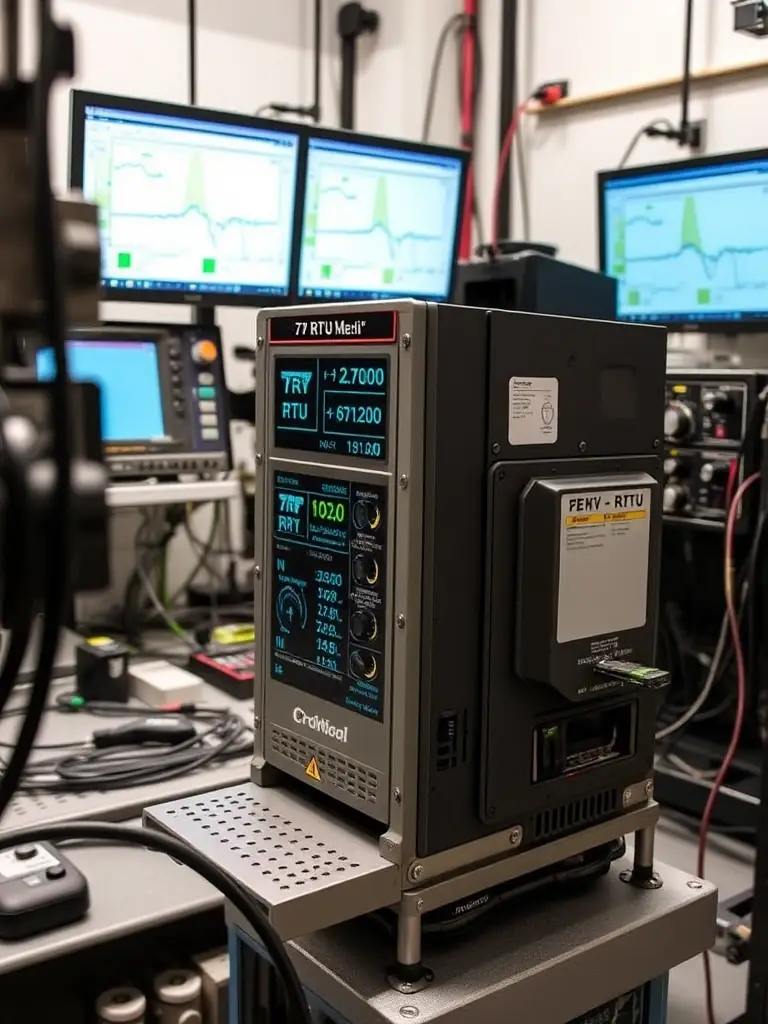 An image of a 7x RTU undergoing rigorous testing in a controlled environment, demonstrating its durability and reliability under demanding conditions.
